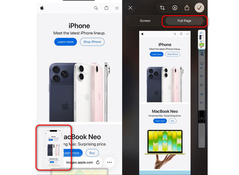 Take Entire Webpage Screenshot On Ios