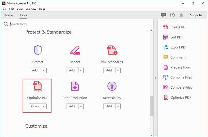 Optimizar PDF Adobe Acrobat