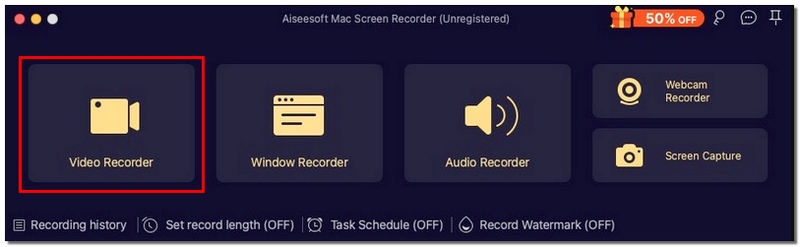 Haga clic en Grabador de pantalla