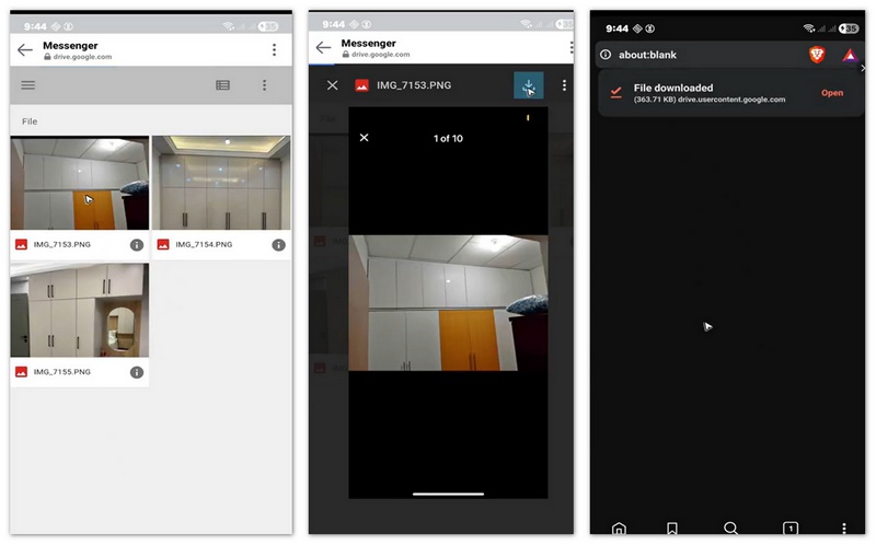 Descargar archivo desde Google Drive