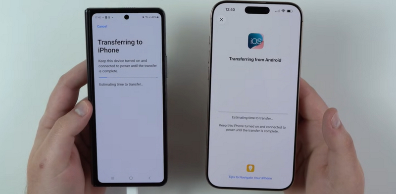 Start Transfering Whatsapp From Android To Iphone