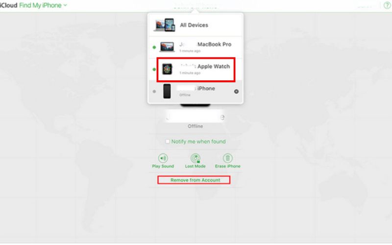 Eliminar cuenta de iCloud