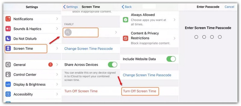 Desactivar el control parental desde el iPhone para padres