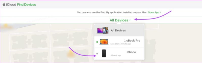 Seleccione el dispositivo