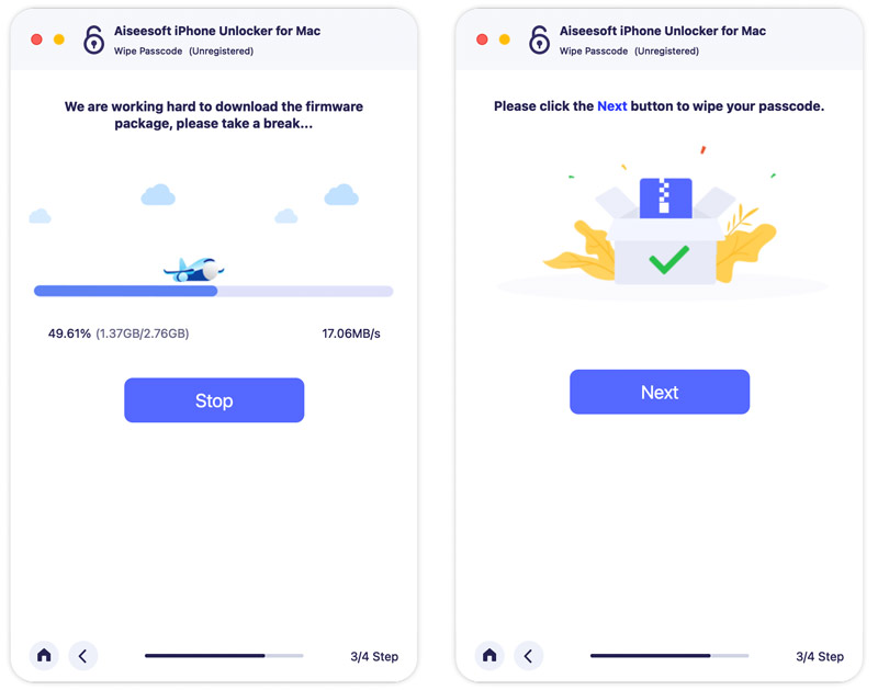 Descargar paquete de firmware para borrar el código de acceso de Mac