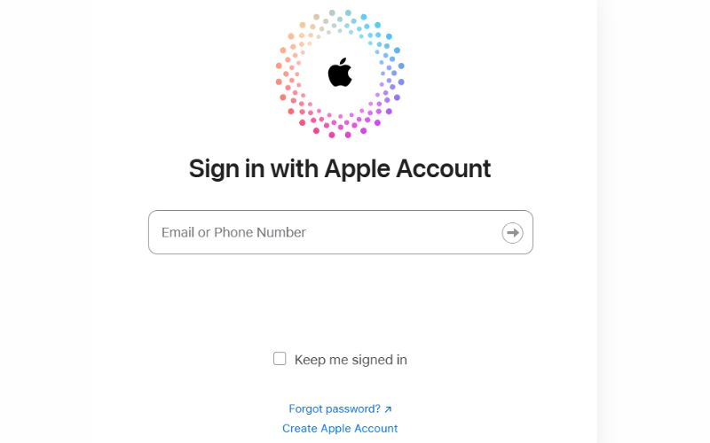 Ingresar ID de Apple