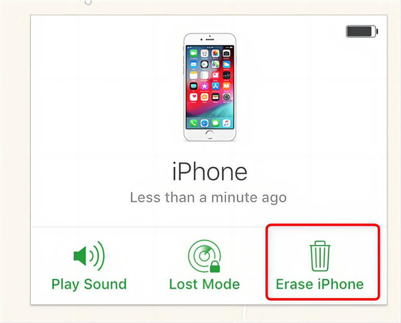 Borrar iphone