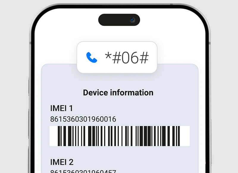 Encontrar el IMEI del teléfono