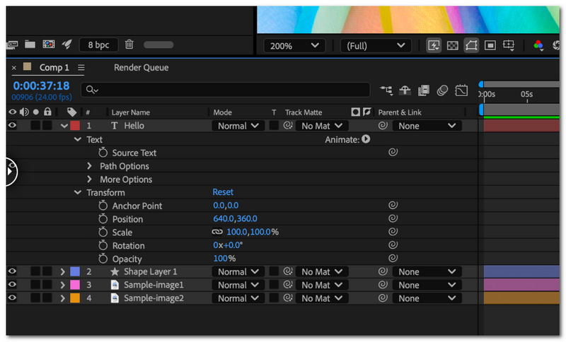 Generar en la cola de renderizado