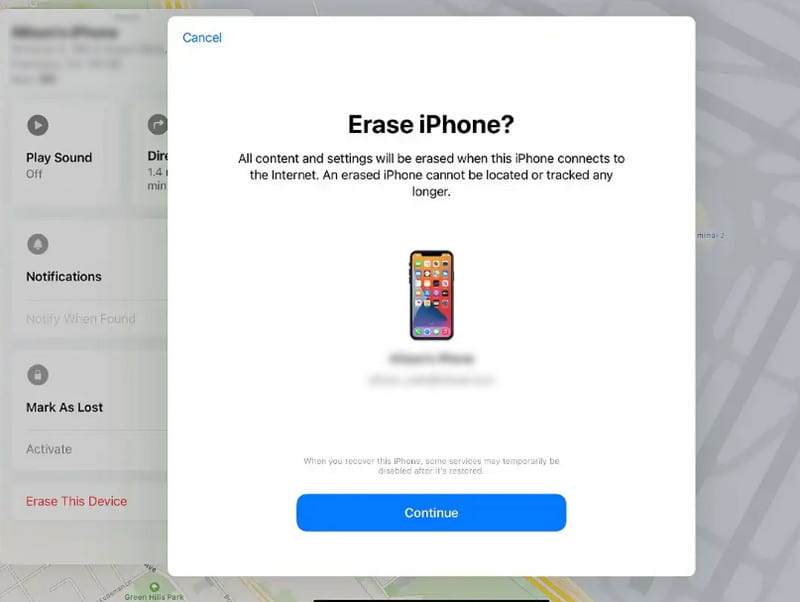iCloud Buscar iPhone Borrar iPhone