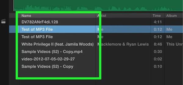 Fondos de iMovie