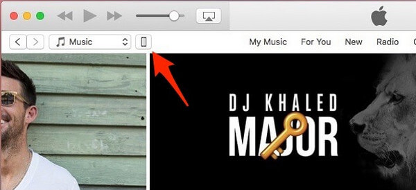Abra iTunes Conectar iPhone
