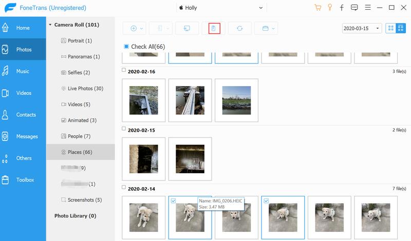 Compruebe las fotos duplicadas y elimínelas