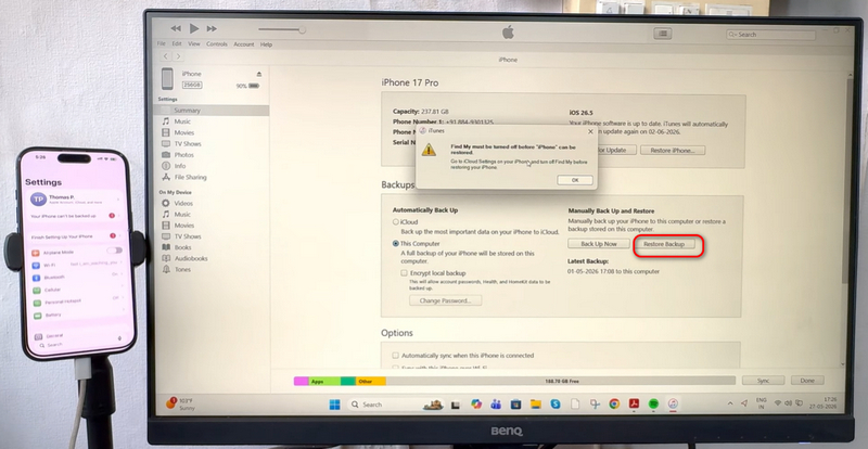 Restore Calendar Via Itunes Backup