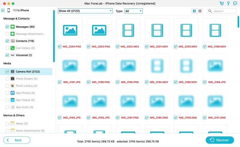 Recuperar vídeos y fotos borrados en iPhone