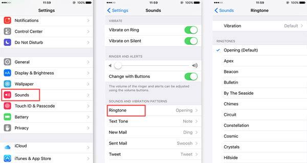 Elegir tono de llamada de iPhone