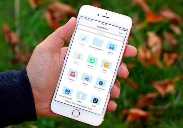 Use iCloud Drive para transferir libros ePub