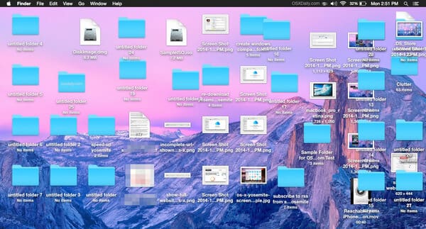 Ordena el escritorio de tu Mac