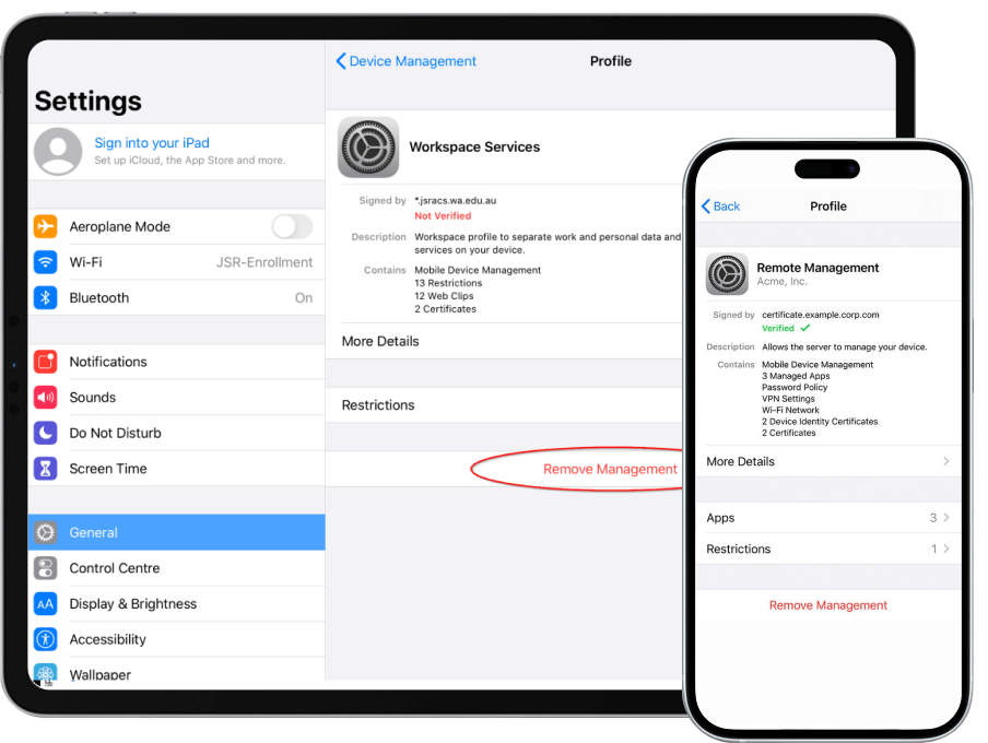 Eliminar la administración remota