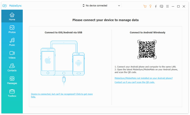 Mobiesync Connect iOS Android