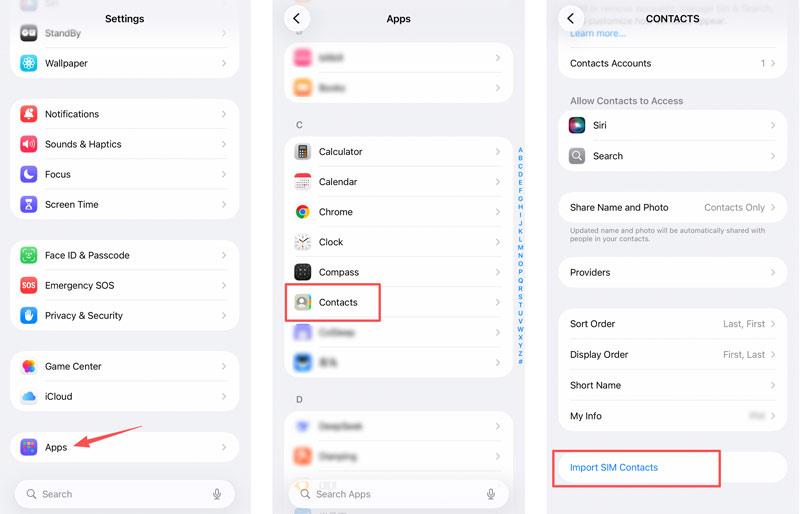 Importar contactos de la tarjeta SIM al iPhone