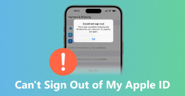 No puedo cerrar sesión en el ID de Apple