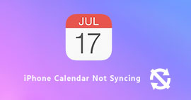 Calendario de iPhone no sincronizado