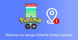 Pokémon Go iAnyGo no pudo detectar la ubicación