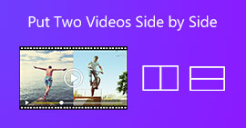 Coloca dos videos uno al lado del otro