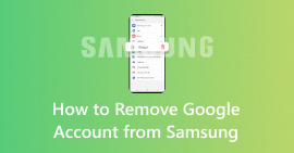 Eliminar cuenta de Google de Samsung