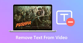 Eliminar texto del video