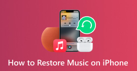 Restaurar música en iPhone