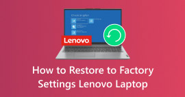 Restaurar la configuración de fábrica de una computadora portátil Lenovo