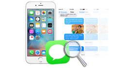 Buscar mensajes de texto de iPhone