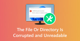 El archivo o directorio está dañado y no se puede leer