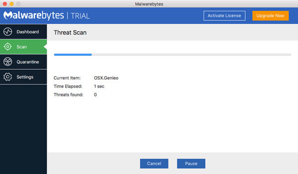 Eliminación de malware de Apple