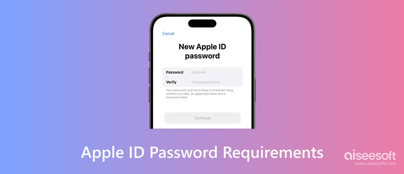 Requisitos de contraseña de ID de Apple