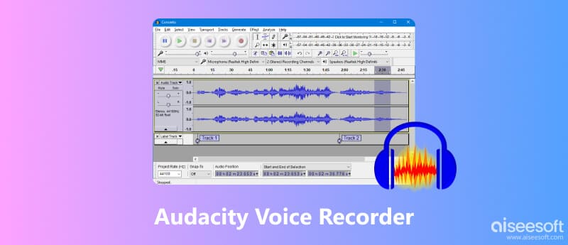 Grabadora de voz Audacity