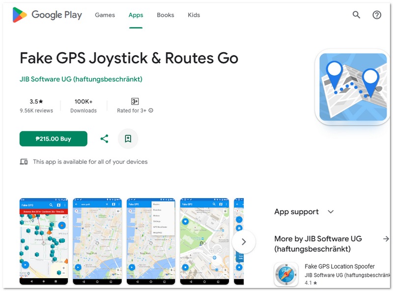 Fake GPS Joystick And Routes Go