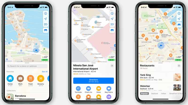 Mapas de apple