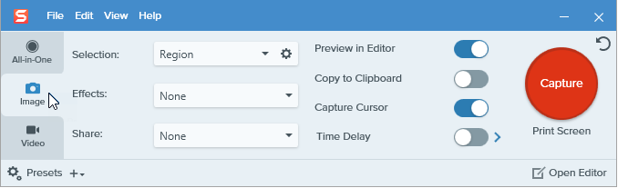 Grabación de pantalla de Sgit