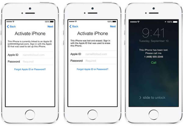Modos bloqueados de iCloud