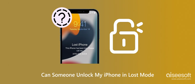 ¿Puede alguien desbloquear mi iPhone en modo perdido?
