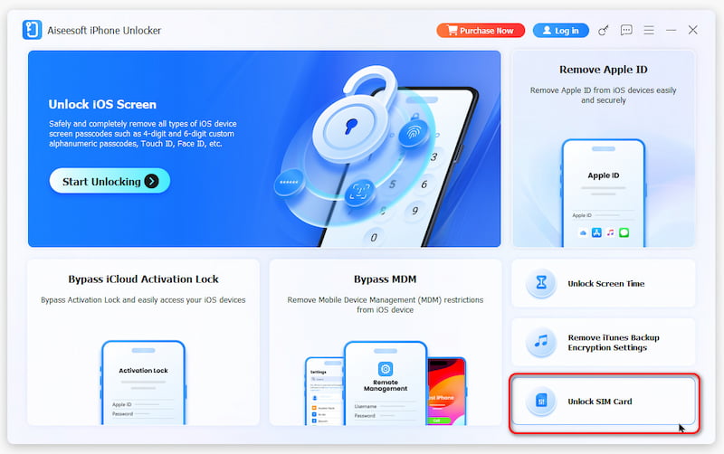 Unlock Sim Card Mode