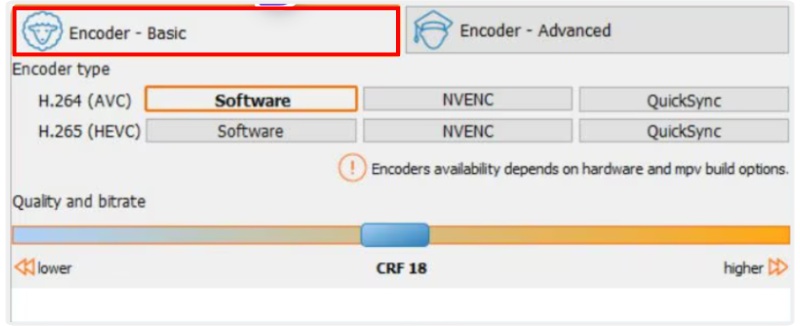 Elige Básico o Avanzado