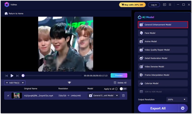 Elija el modelo de mejora general
