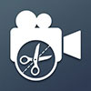Icono de recorte y corte de video