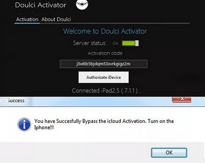 Usa Doulci Activator para saltarte el bloqueo de iCloud