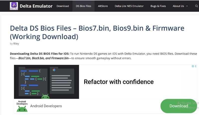 Descargar emulador Delta