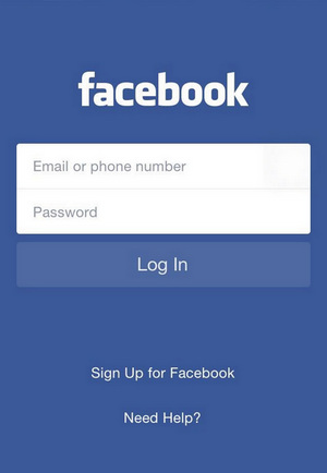 Inicie sesión en la aplicación de Facebook en un teléfono Android o iPhone
